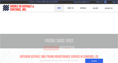 Desktop Screenshot of doublemasphalt.com